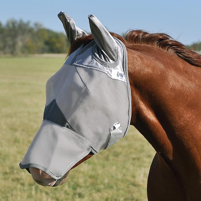 Masque pour chevaux anti-mouches de la marque Cashel
